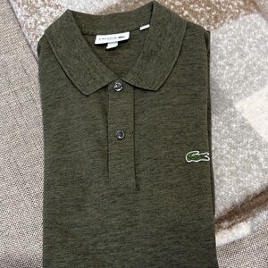 Lacoste Men's Olive Polo Shirt